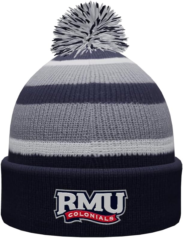 Gorro punto invierno con pompón plegable