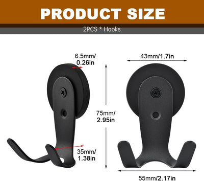 2 Soportes Magnéticos Portafiltros Cafetera Espresso Negro