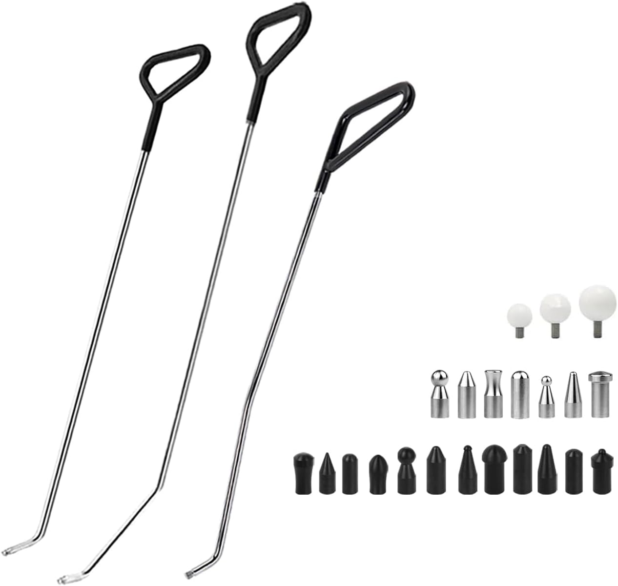 Kit herramientas reparación abolladuras coche sin pintura