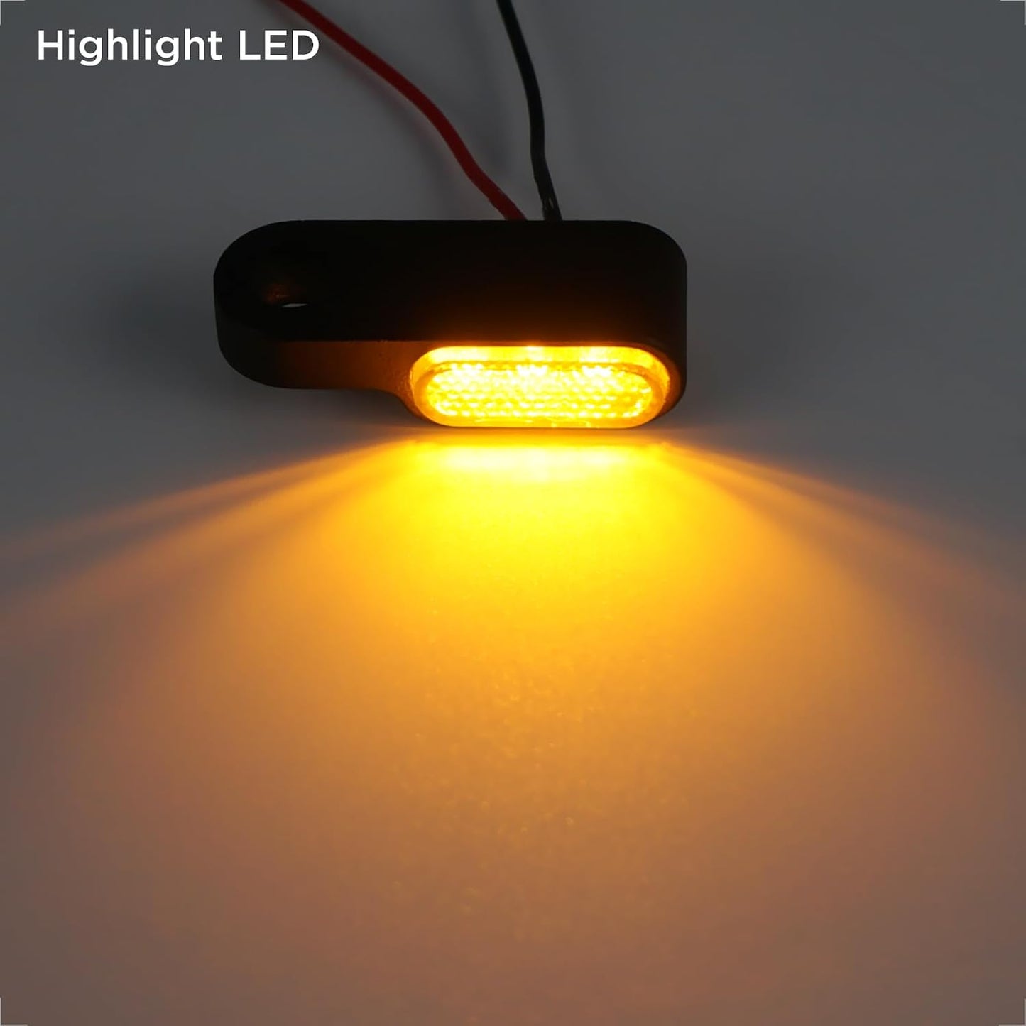 Indicadores LED impermeables 12V para motocicleta comp