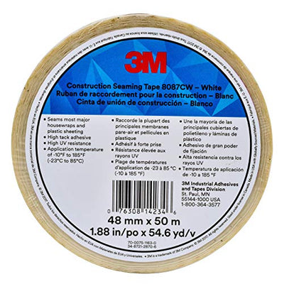 Cinta costura construcción 1.890pulg x 164ft blanca