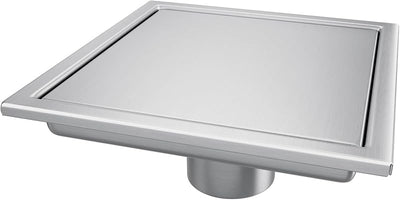 Desagüe ducha cuadrado 6pulg acero inox cepillado