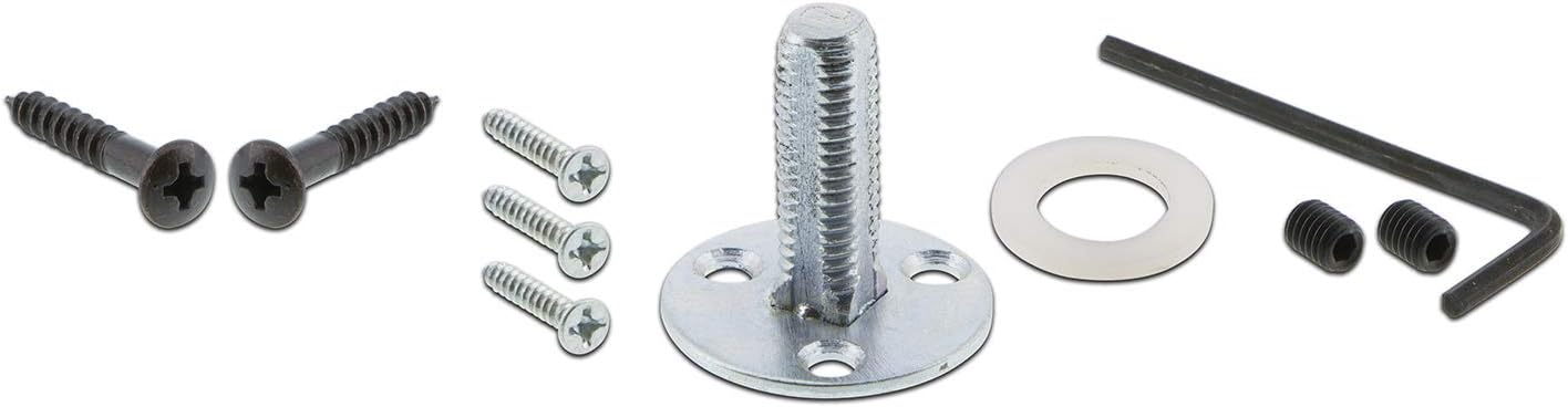 Placa victoriana con ojo de cerradura y perilla puerta
