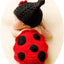 Accesorios foto bebé Navidad traje ganchillo unisex rojo