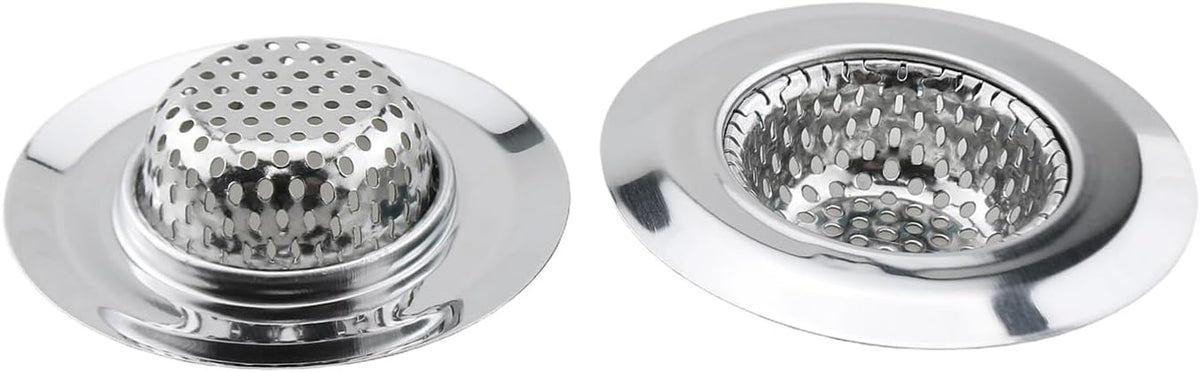 Filtros acero inox antiobstrucción con cesta colador baño