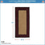 Alfombra rectangular lana bayas estilo contemporáneo