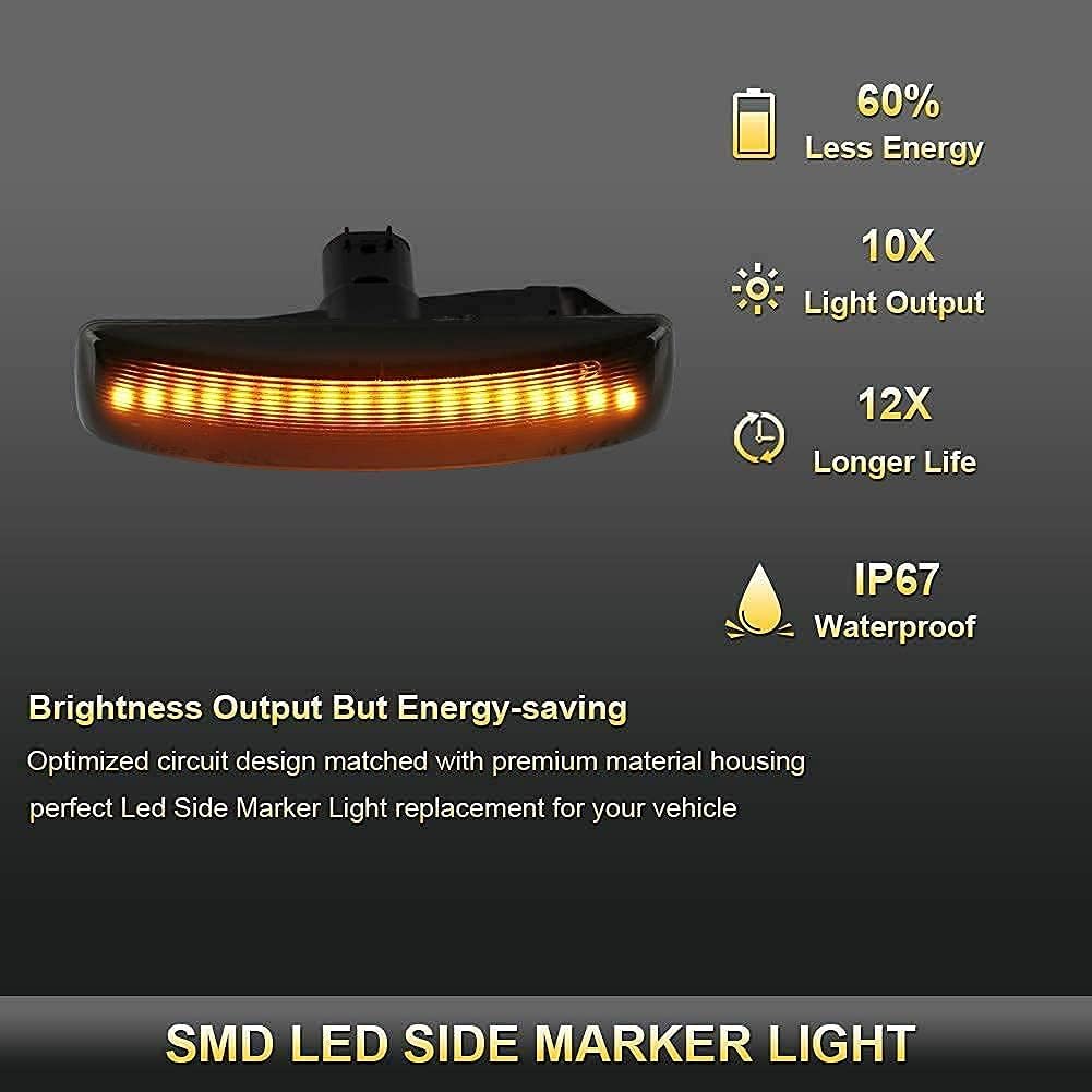 2 Leds guardabarros intermitente comp Range Rover Sport LR3