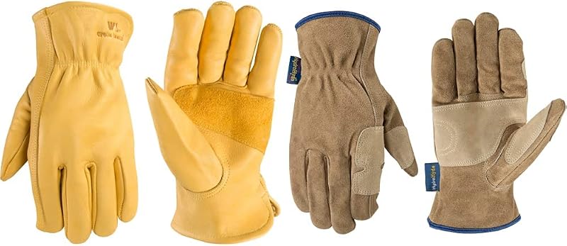 Guantes cuero premium trabajo