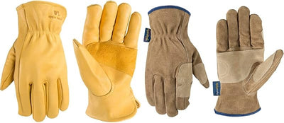 Guantes cuero premium trabajo
