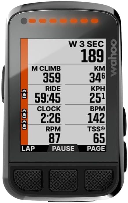 Computadora GPS Wahoo Elemnt Bolt para bicicleta negro