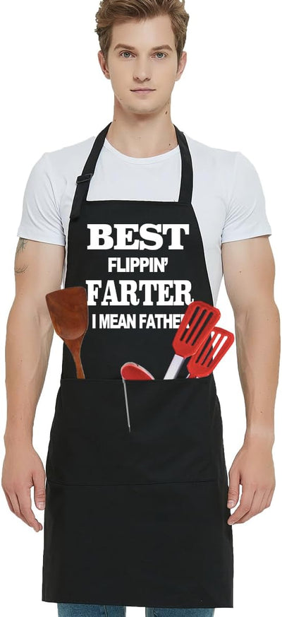Delantal para hombre parrilla divertido regalo padre