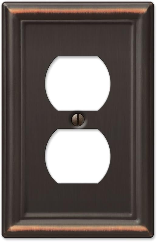 Placa pared Chelsea acero bronce envejecido 1 pza