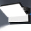 Luz pared LED 120W rotación 360° 5000K para garaje patio