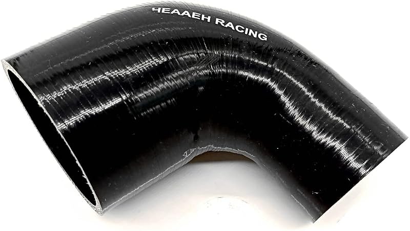 Manguera silicona reductora 4 capas 2-3pulg color negro