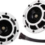 Bocinas dobles metal universal para auto 12V con rejilla
