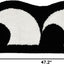 Alfombra antiderrap dormitorio 19.6x47.2"