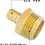 Conector Pex a 3/4 GHT Macho latón manguera jardín
