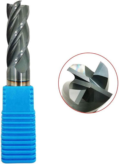 Fresa cuadrada carburo 3/4" hrc 45 4 flautas revestimiento altin