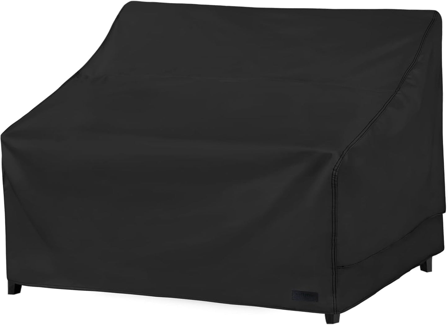 Funda sofá patio impermeable 3 plazas 79x38x35" negro