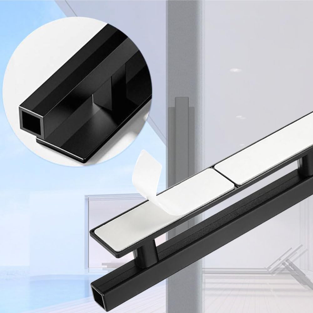 10 Manijas Plástico ABS Autoadhesivas para Cajones Elegantes