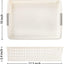 4 Cestas Almacenamiento Plástico A4 14x10" Blanco