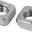 Tuercas cuadradas acero inox M4x7mm 100pcs
