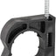 20 Pzas Abrazadera 3/4" S-Caracol J-Hook para Tubo PEX Negro