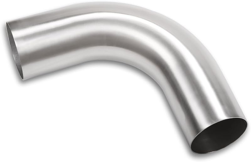 Codo 90° 4pulg aluminio intercooler 102mm OD cepillado