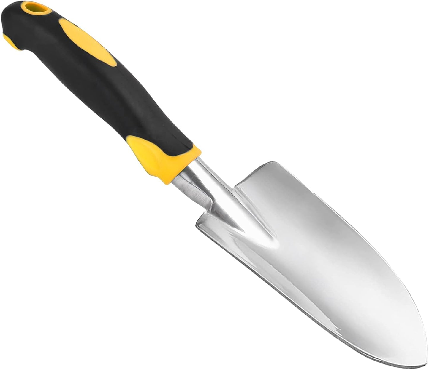 Pala de jardín aluminio resistente amarillo