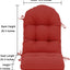 Cojín silla Adirondack respaldo alto rojo