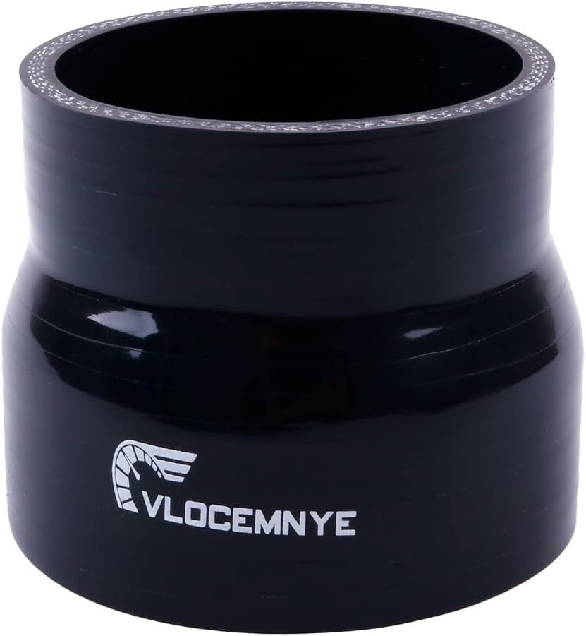 Acoplador manguera silicona 3-3.5pulg negro