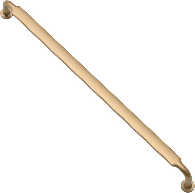6 Tiradores Gabinete Bronce Champán 11" Arqueados