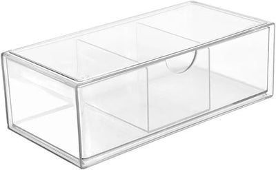 Organiz. cabello niña cajón acrílico transparente
