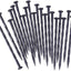 50 Picos Plástico Espiral 8pulg Jardín Césped Artificial