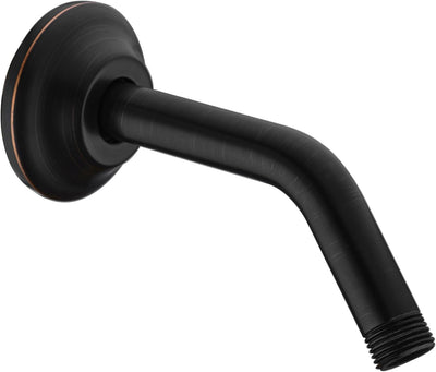 Brazo ducha extensión 6pulg montaje pared bronce aceitado