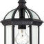 Farol pared Boxwood Lighting brazo abajo vidrio biselado