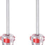 2 Destornilladores Hex Magnéticos H2.5 Acero Rojo