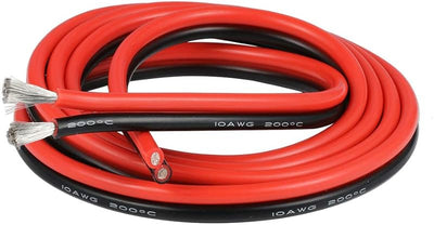 Cable silicona flexible 2 conductores 600V 200°C para tira led