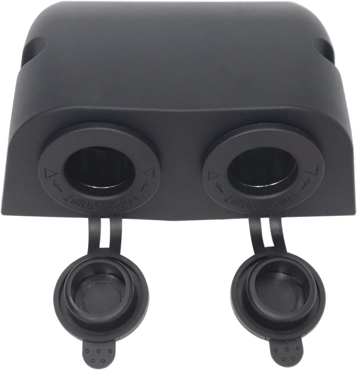 Divisor enchufes coche 12-24V doble encendedor