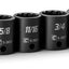 Set dados impacto 3/8" SAE 5/16-1" 12pzas