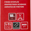 Grapas calibre 18 galvanizado 1/2-1 1/2 pulg 1000 pzas