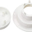 2 Pzas Tapa Ventilación Caravana 3/8" Blanco