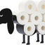 Soportes papel higiénico animales metal 8 rollos canasta