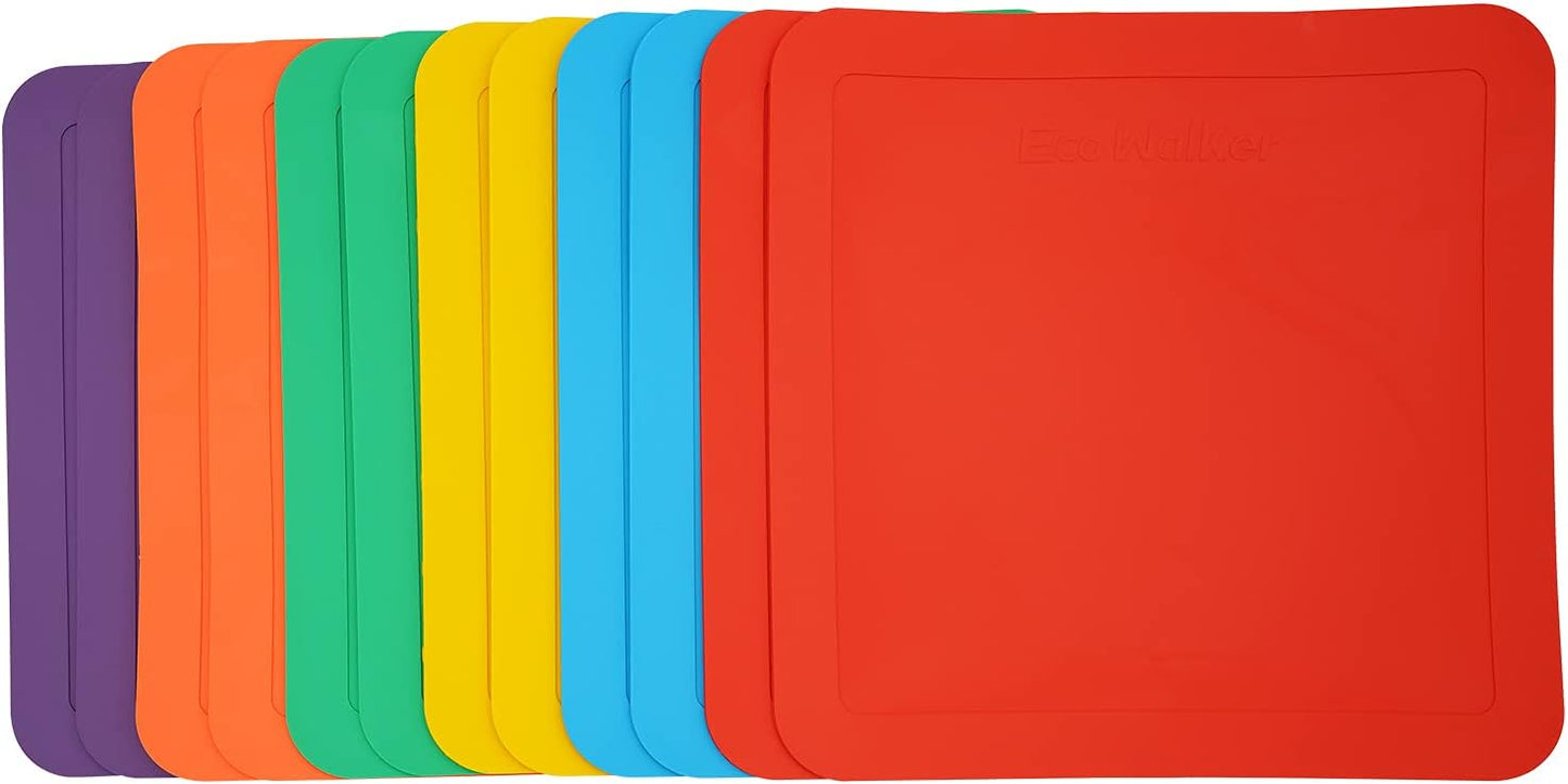 Marcador puntos cuadrado 12pulg tapete set niños 12pzas