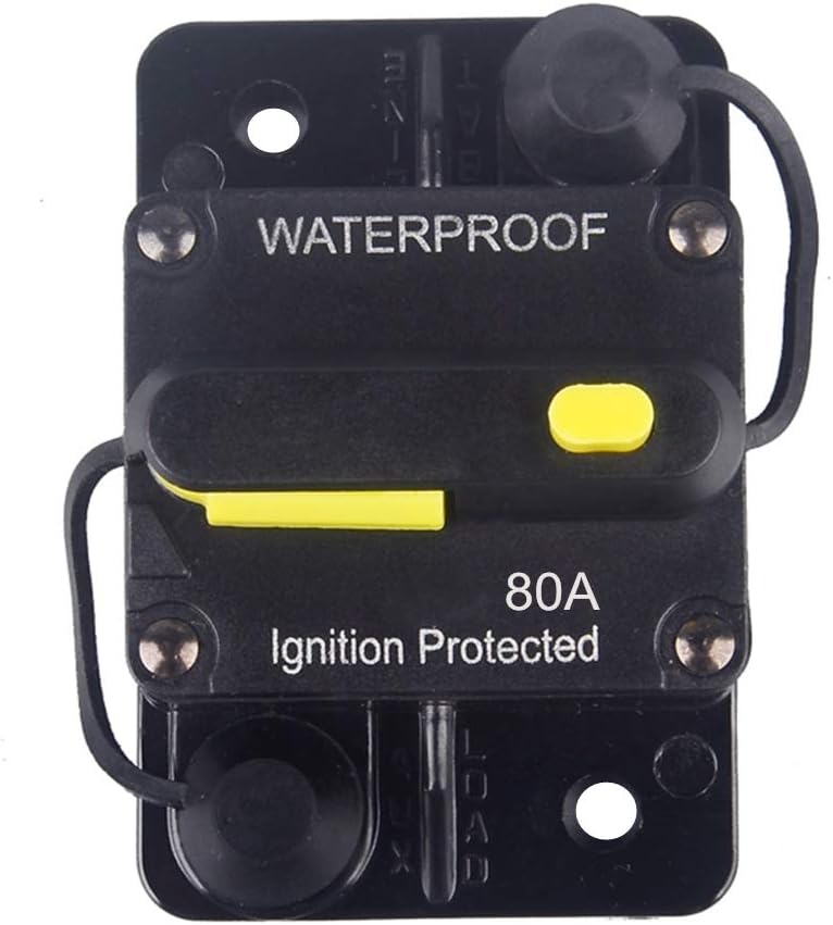 Disyuntor 80A 12-48V CC para motor RV barcos