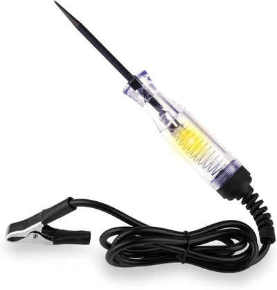 Lápiz probador eléctrico 6-24V CC con clip y sonda acero