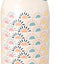 Botella agua aislada 36oz con popote tapa acero inox