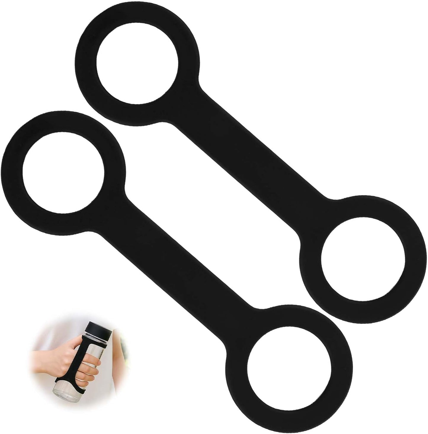 2 Accesorios Botella Agarre Silicona Antiderrap