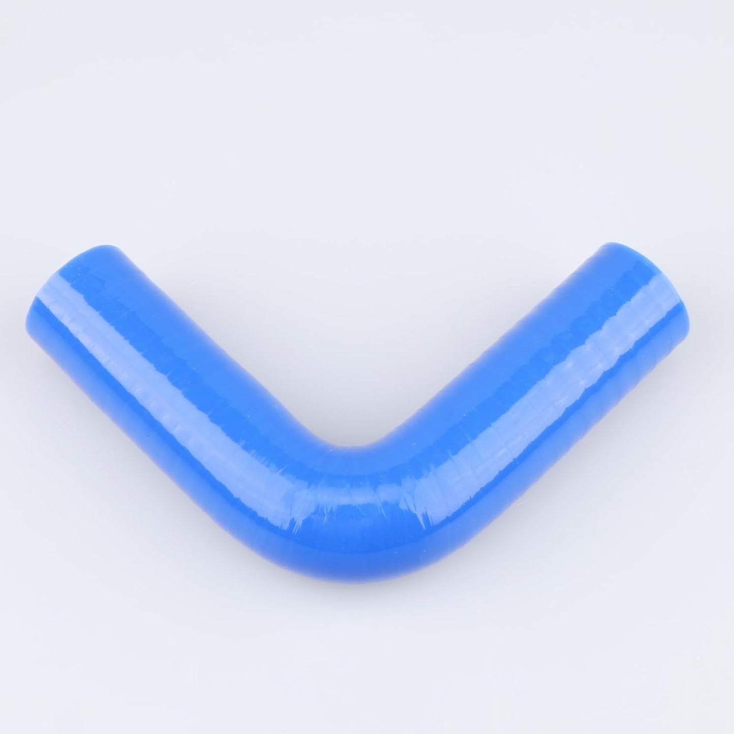 Manguera silicona automotriz 3 capas reforzada 3.5" azul