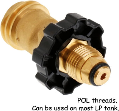 Adaptador tanque propano latón llave POL a QCC1/Type1